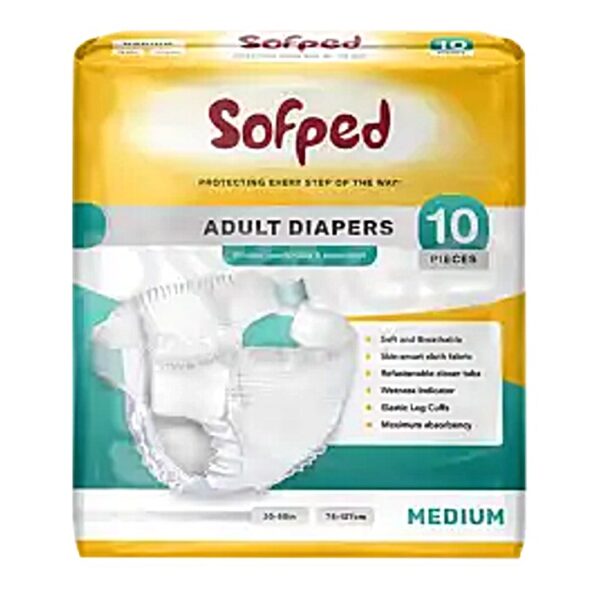 SOFPED Medium Diapers - Image 2